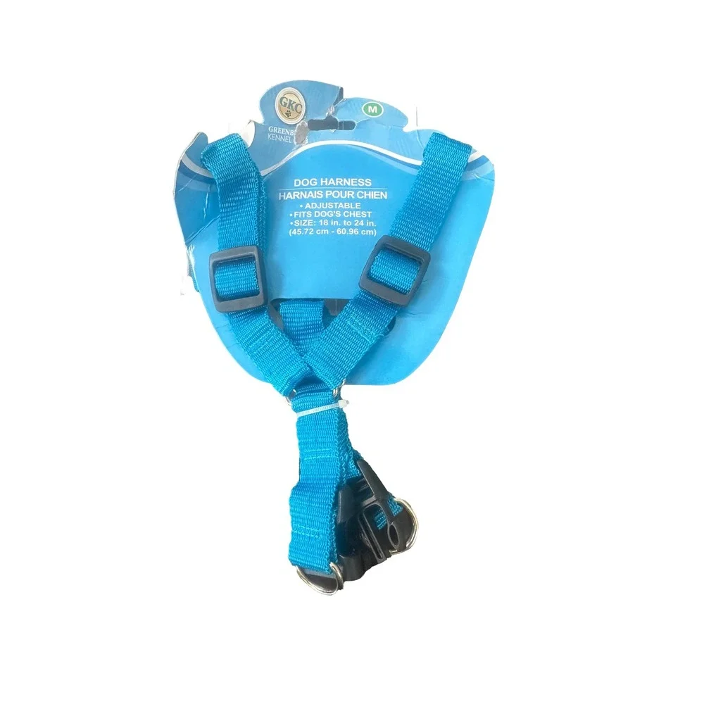 Greenbrier Kennel Club Blue Adjustable Dog Harness Medium 18-24in Chest